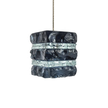 Load image into Gallery viewer, grey glass pendant lamp