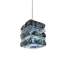 Load image into Gallery viewer, Grey glass pendant light