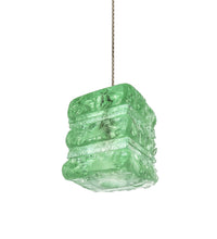Load image into Gallery viewer, turquoise glass pendant lamps