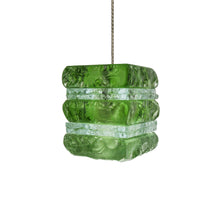Load image into Gallery viewer, lime green glass pendant lamp