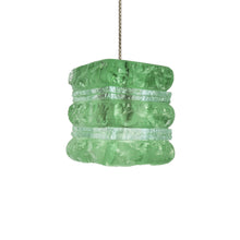 Load image into Gallery viewer, turquoise glass pendant light
